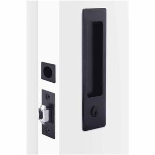 SLIDING DOOR LOCKSETS MATT BLACK