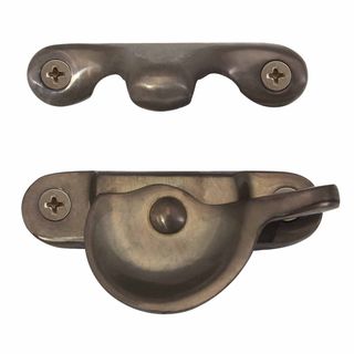 SASH WINDOW FASTENERS NATURAL BRONZE