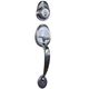 ENTRANCE GRIPSET LOCKS SATIN NICKEL