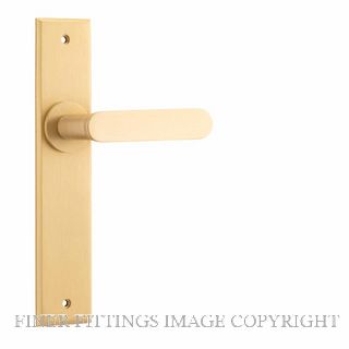 IVER 15284 BRONTE CHAMFERED PASSAGE FURNITURE BRUSHED BRASS