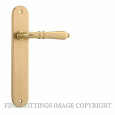 IVER 16224 SARLAT OVAL PLATE BRUSHED GOLD PVD