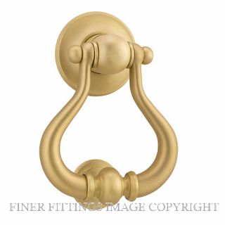 IVER 17115 SARLAT DOOR KNOCKER BRUSHED GOLD PVD