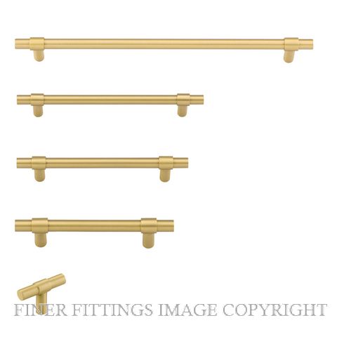 IVER 17150 - 17154 CABINET HANDLES BRUSHED GOLD PVD