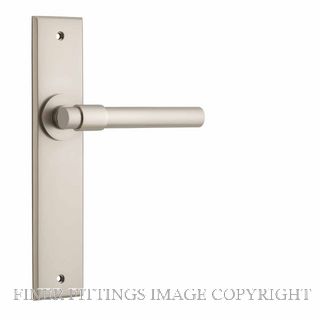 IVER 14904 HELSINKI CHAMFERED PASSAGE FURNITURE SATIN NICKEL