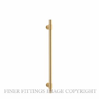 IVER 17147 HELSINKI PULL HANDLE 560MM BRUSHED GOLD PVD