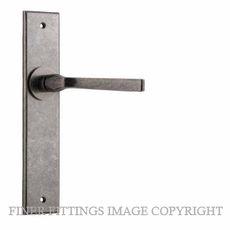 IVER 13788 ANNECY CHAMFERED PLATE DISTRESSED NICKEL