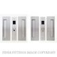 CL400 DOUBLE DOOR PRIVACY SET RIGHT HAND MAGNETIC 40-46MM
