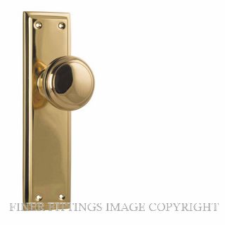 TRADCO 21362 MILTON KNOB LATCH UNLACQUERED POLISHED BRASS