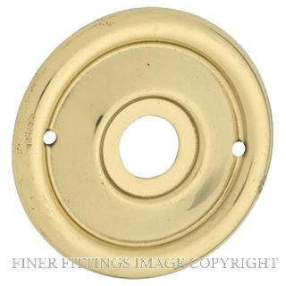TRADCO 1027 BACKPLATE (PAIR) 46MM POLISHED BRASS