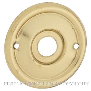 TRADCO 1029 BACKPLATE (PAIR) POLISHED BRASS