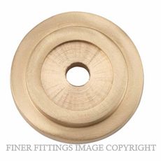 TRADCO 21394 - 21396 CABINET KNOB BACKPLATES UNLACQUERED SATIN BRASS