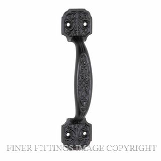 TRADCO 20375 ORNATE PULL HANDLE MATT BLACK