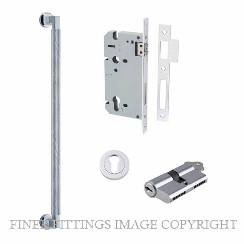 IVER 0474 - 9434 BRUNSWICK PULL HANDLE LOCK KITS CHROME PLATE