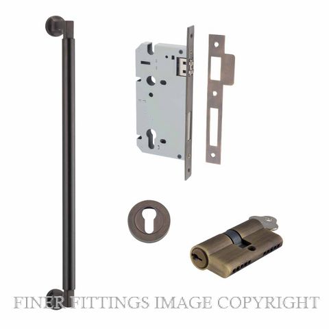 IVER 0481 - 9441 BERLIN PULL HANDLE LOCK KITS SIGNATURE BRASS