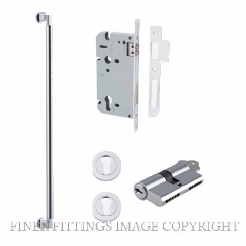 IVER 0484 - 9444 BERLIN PULL HANDLE LOCK KITS CHROME PLATE