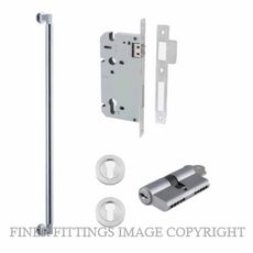 IVER 0485 - 9445 BERLIN PULL HANDLE LOCK KITS BRUSHED CHROME