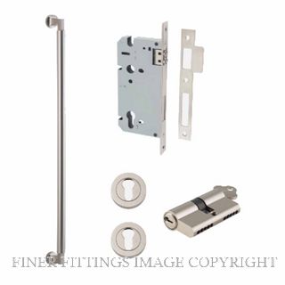 IVER 9449KENTR60KK BERLIN PULL HANDLE LOCK KIT DOUBLE KEYED SATIN NICKEL