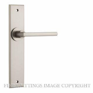 IVER 14782 BALTIMORE CHAMFERED PASSAGE FURNITURE SATIN NICKEL