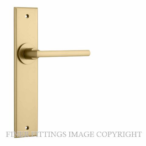 IVER 15282 BALTIMORE OVAL PLATE BRUSHED BRASS