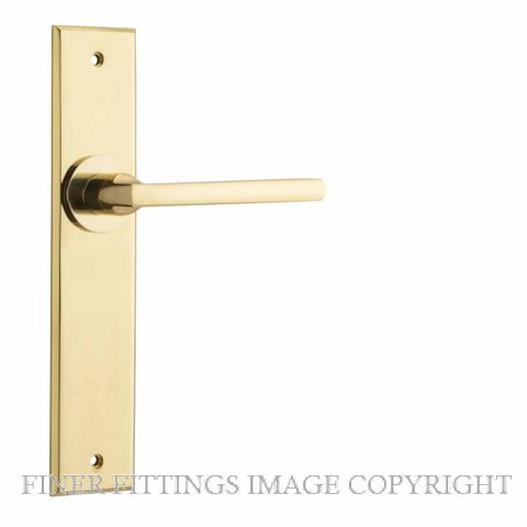 IVER 10282 BALTIMORE CHAMFERED PLATE POLISHED BRASS