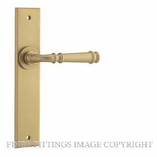 IVER 13286 VERONA CHAMFERED PASSAGE FURNITURE BRUSHED BRASS