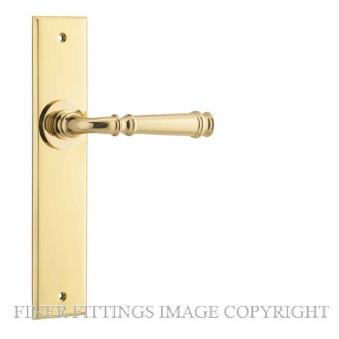 IVER 10286 VERONA CHAMFERED PLATE POLISHED BRASS