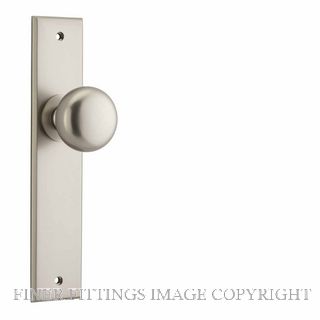 IVER 14946 CAMBRIDGE CHAMFERED PASSAGE FURNITURE SATIN NICKEL