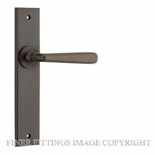 IVER 10880 COPENHAGEN CHAMFERED PASSAGE FURNITURE SIGNATURE BRASS