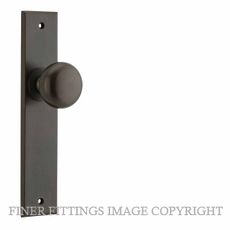 IVER 10946 CAMBRIDGE LEVER ON CHAMFERED PLATE SIGNATURE BRASS