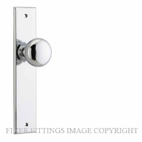 IVER 11946 CAMBRIDGE LEVER ON CHAMFERED PLATE CHROME PLATE
