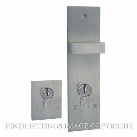SUPERIOR 43736 ESCUTCHEON & SNIB SET 145X40MM SSS - SUITS MYLOCK