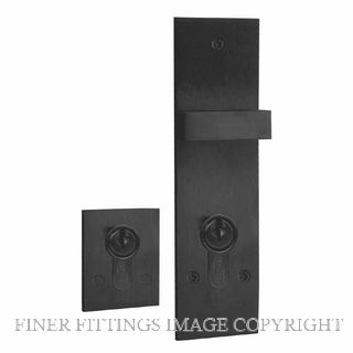 SUPERIOR 53736 ESCUTCHEON & SNIB SET BLACK - 85MM MYLOCK