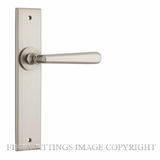 IVER 14880 COPENHAGEN CHAMFERED PASSAGE FURNITURE SATIN NICKEL