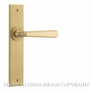 IVER 15380 COPENHAGEN CHAMFERED PASSAGE FURNITURE BRUSHED BRASS