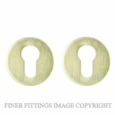 SUPERIOR 93733 ARCHITECTURAL EURO ESCUTCHEON SATIN BRASS 52MM