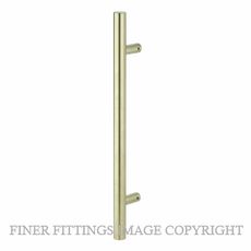 SUPERIOR 93866 ENTRY HANDLE DOUBLE SATIN BRASS 450MM