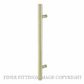 SUPERIOR 93866 ENTRY HANDLE DOUBLE SATIN BRASS 450MM