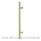 SUPERIOR 93866 ENTRY HANDLE DOUBLE SATIN BRASS 450MM