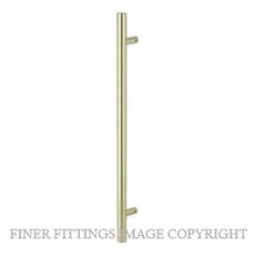 SUPERIOR 93868 ENTRY HANDLE DOUBLE SATIN BRASS 600MM
