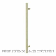 SUPERIOR 93868 ENTRY HANDLE DOUBLE SATIN BRASS 600MM