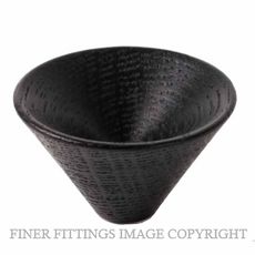 KATALOG VF0538 CONIC CABINET KNOB BLACK STAIN