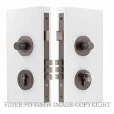WINDSOR 1551 GN NIDO DOUBLE TURN LOCK KIT DIAMOND KNURL GRAPHITE NICKEL