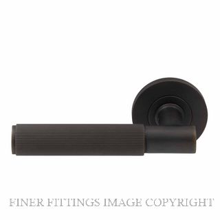 WINDSOR 8481D DRB NIDO VERGE LINEAR KNURL DUMMY LEVER  BRASS