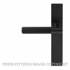 WINDSOR NIDO 8483-8490 VERGE LINEAR KNURL LEVER ON PLATE MATT BLACK