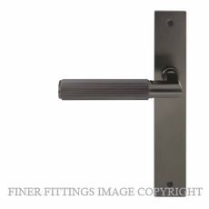 WINDSOR NIDO 8480-8498 LUMINA LINEAR KNURL LEVER ON PLATE GRAPHIC NICKEL