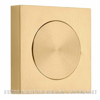 IVER 17128 SQUARE BLANK ROSE BRUSHED GOLD PVD