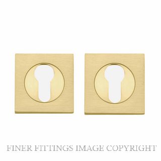 IVER 17130 EURO ESCUTCHEON BRUSHED GOLD PVD