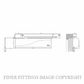 ISEO IS315 377150033 SLIDE RAIL DOOR CLOSER SILVER