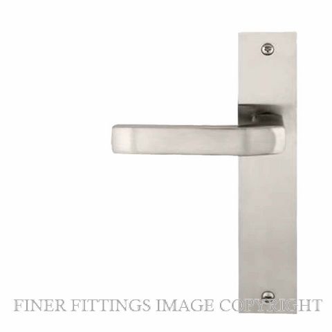 WINDSOR QUBE ELITE LEVER ON PLATE BRUSHED NICKEL