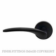 WINDSOR GALAXY APOLLO BLK LEVER ON ROSE HANDLES MATT BLACK